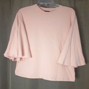 Who What Wear Cropped Tee